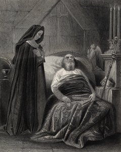 St. Patricks død, indgraveret af J.Rogers